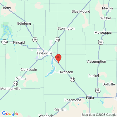 Map to  office in Taylorville, IL