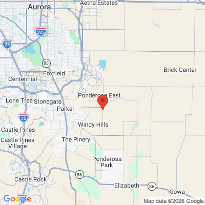Map to  office in Parker, CO