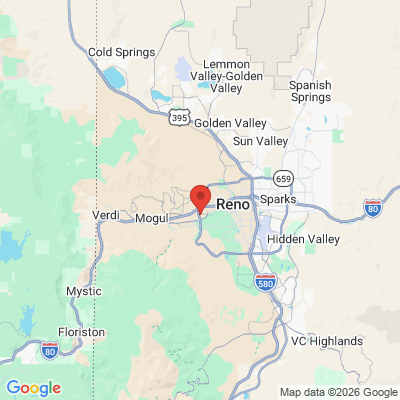 Map to Well Beyond Dental office in Reno, NV