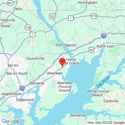 Map to  office in Havre De Grace, MD