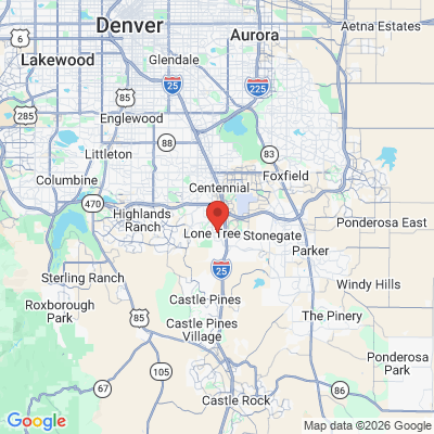 Map to  office in Lone Tree, CO