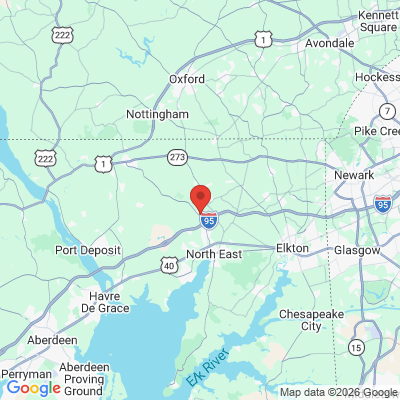 Map to  office in North East, MD