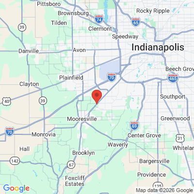 Map to  office in Camby, IN