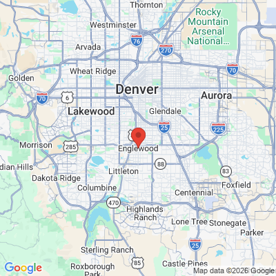 Map to  office in Englewood, CO