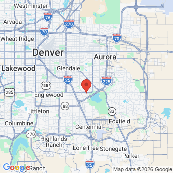 Map to Altura Periodontics office in Denver, CO