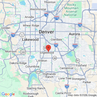 Map to  office in Englewood, CO