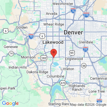 Map to Premier Dental office in Lakewood, CO