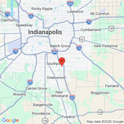 Map to  office in Indianapolis, IN