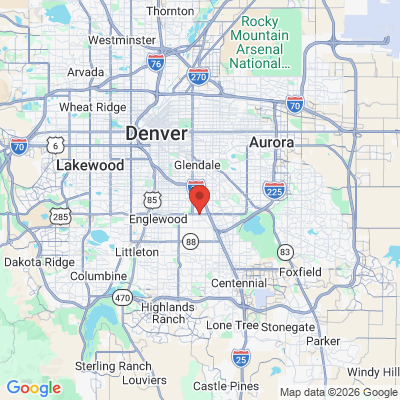 Map to  office in Denver, CO