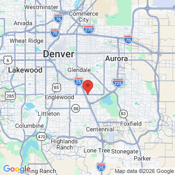 Map to Spectrum Dental Group office in Denver, CO