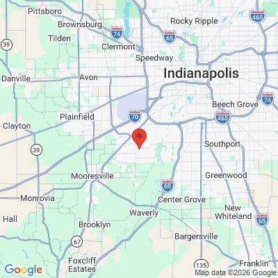 Map to  office in West Newton, IN