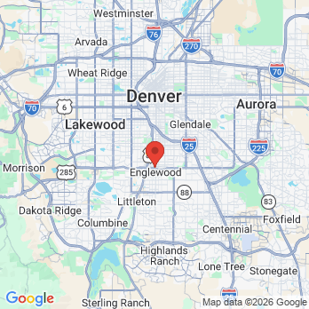 Map to Open and Affordable Dental Englewood office in Englewood, CO