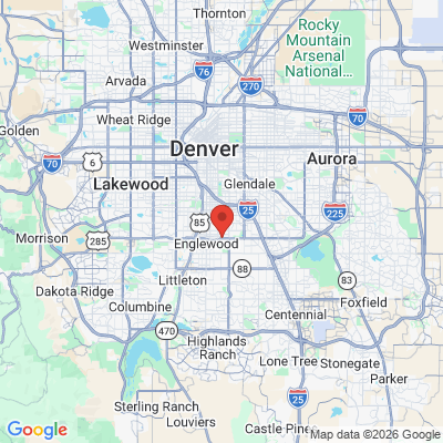 Map to  office in Englewood, CO