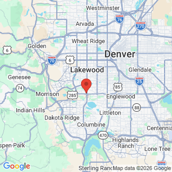 Map to Fermelia Barr Dental office in Lakewood, CO