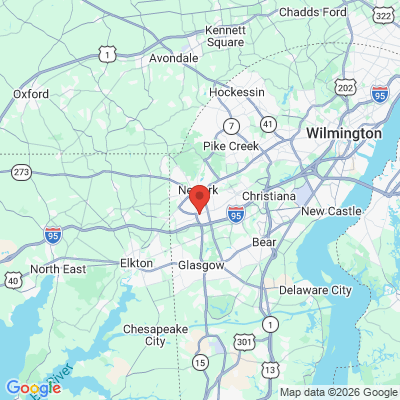 Map to  office in Newark, DE