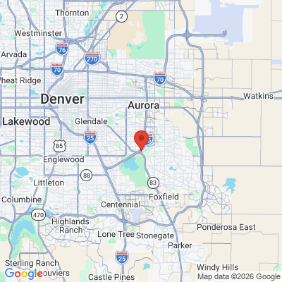 Map to  office in Aurora, CO