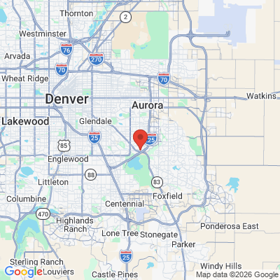 Map to  office in Aurora, CO