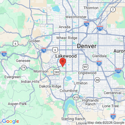 Map to  office in Lakewood, CO