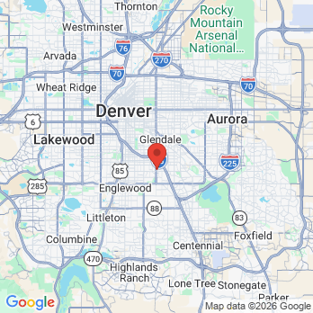 Map to Flanigan Dentistry office in Denver, CO