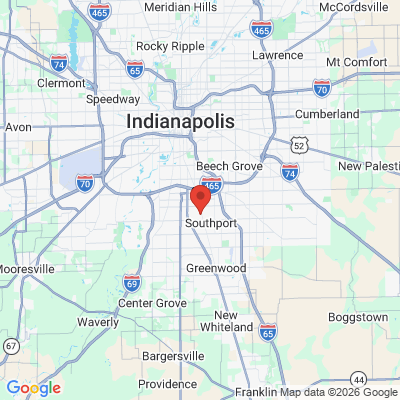 Map to  office in Homecroft, IN