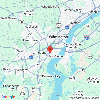 Map to  office in New Castle, DE