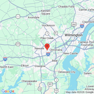 Map to  office in Newark, DE