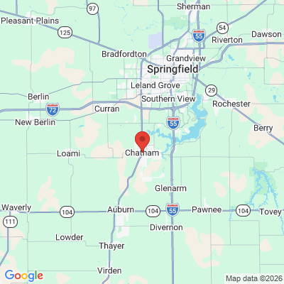 Map to  office in Chatham, IL