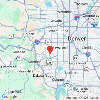 Map to Grace & Leedy-Family Dentistry office in Lakewood, CO