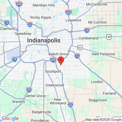 Map to  office in Indianapolis, IN