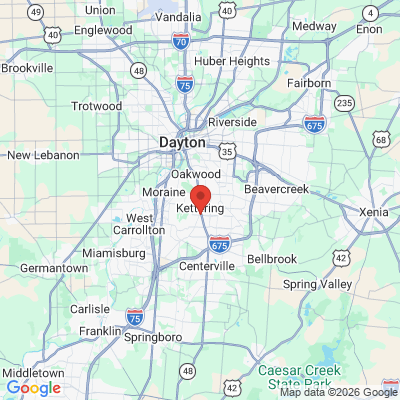 Map to  office in Kettering, OH