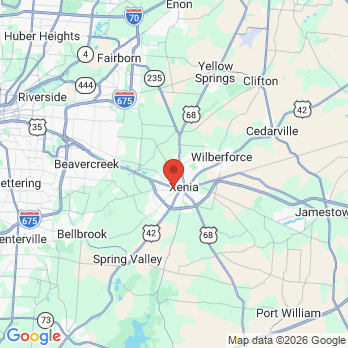 Map to Xenia Campus office in Xenia, OH