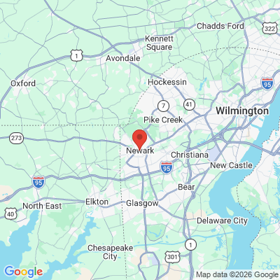 Map to  office in Newark, DE