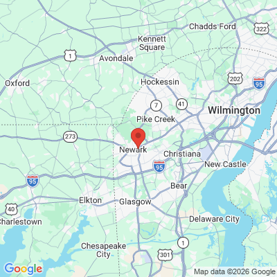 Map to  office in Newark, DE