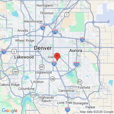 Map to  office in Denver, CO