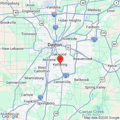 Map to  office in Kettering, OH