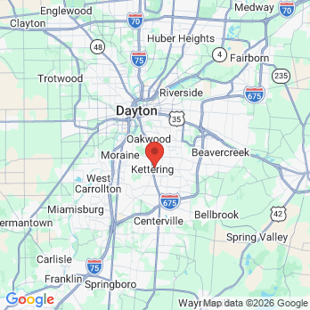 Map to Davis Theresa B DDS office in Dayton, OH