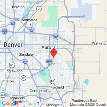 Map to Access Dental office in Aurora, CO
