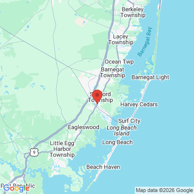 Map to  office in Manahawkin, NJ