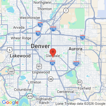 Map to Dr. Sharon Dickerson DDS office in Denver, CO