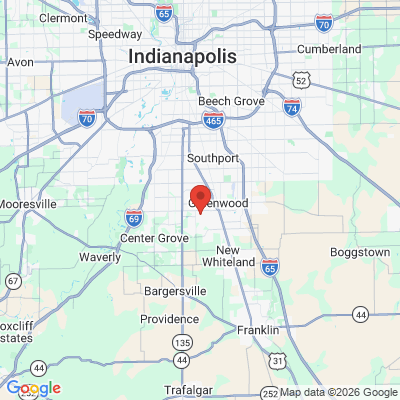 Map to  office in Greenwood, IN