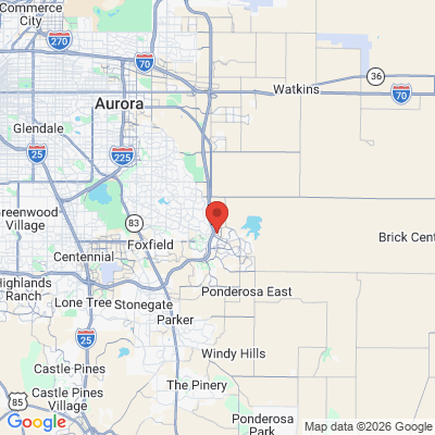 Map to  office in Aurora, CO