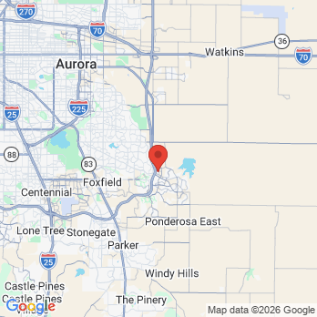 Map to Baller Dental & Orthodontics office in Aurora, CO