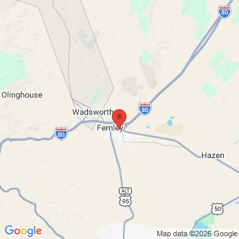 Map to Vial Family Dentistry Fernley office in Fernley, NV