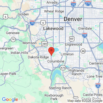 Map to Bruce H. Johnson DDS office in Littleton, CO