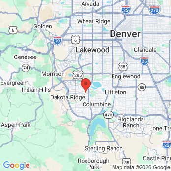Map to Hendry Dental office in Littleton, CO