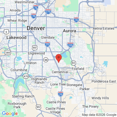 Map to  office in Greenwood Vlg, CO
