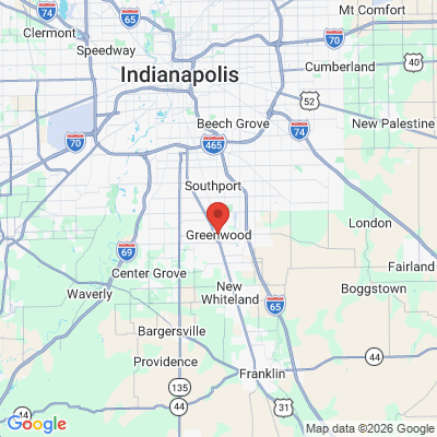 Map to  office in Greenwood, IN