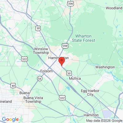 Map to  office in Hammonton, NJ