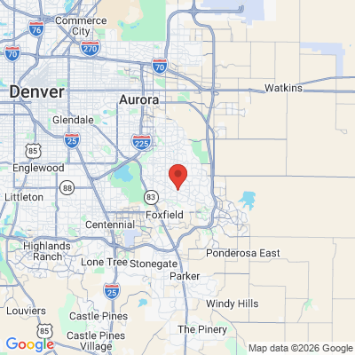 Map to  office in Centennial, CO