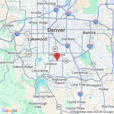 Map to  office in Englewood, CO
